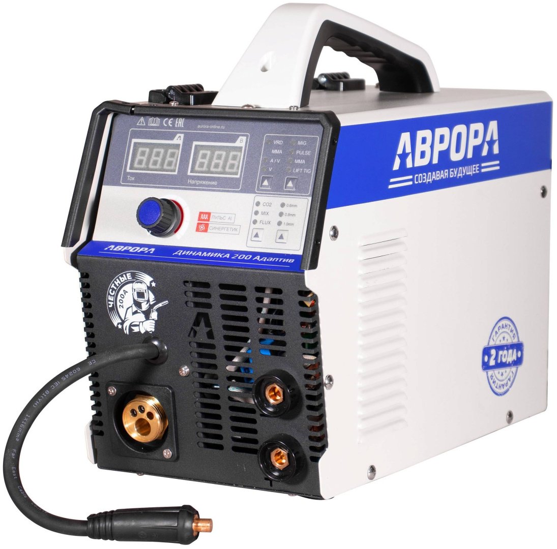 AuroraPRO сварочный инвертор Динамика 200 АДАПТИВ (полуавтоматическая сварка (MIG/MAG)) купить,NaN