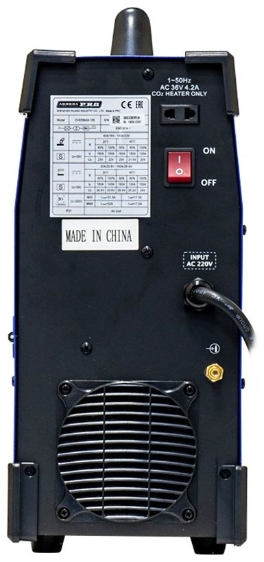 AuroraPRO сварочный инвертор OVERMAN 185 (MIG/MAG, MMA) купить,NaN