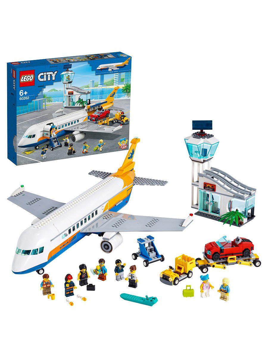 Конструктор Lego City Пассажирский самолёт 60262 купить,NaN