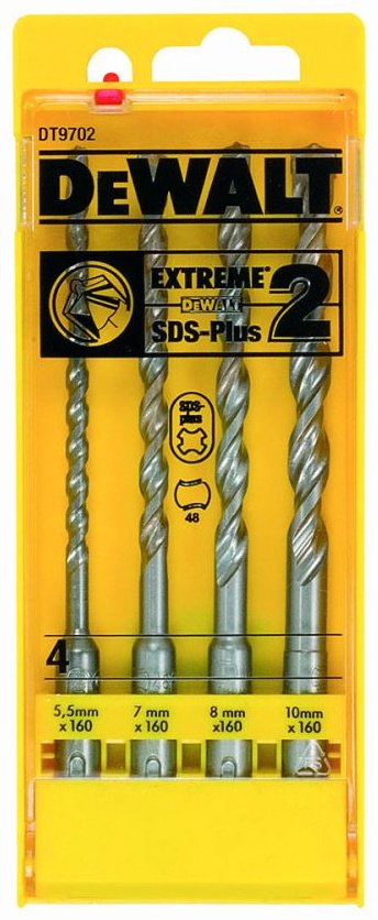 DeWALT бур DT9702 (SDS-plus, 8х110х160 мм) 4 шт купить,8270