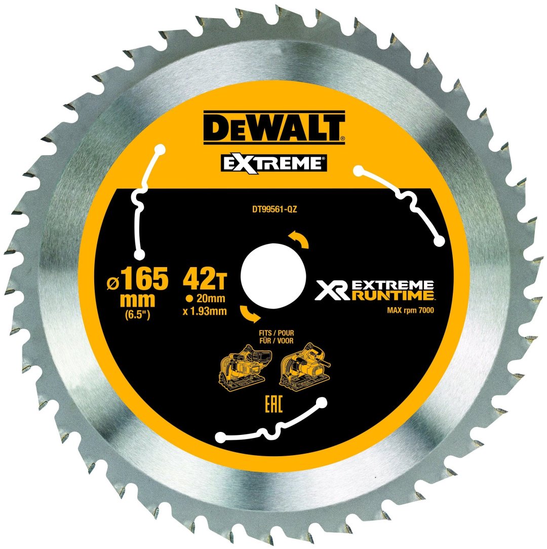 DeWALT DT99561 165x19 мм