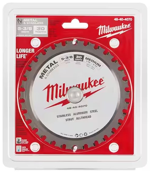 Пильный диск по металлу Milwaukee 48404070, 135x20 мм, 30Т