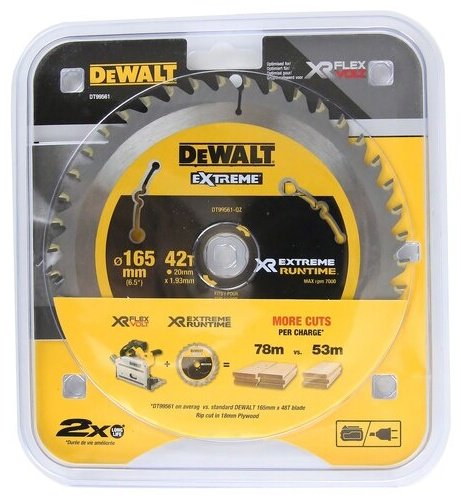 DeWALT DT99561 165x19 мм