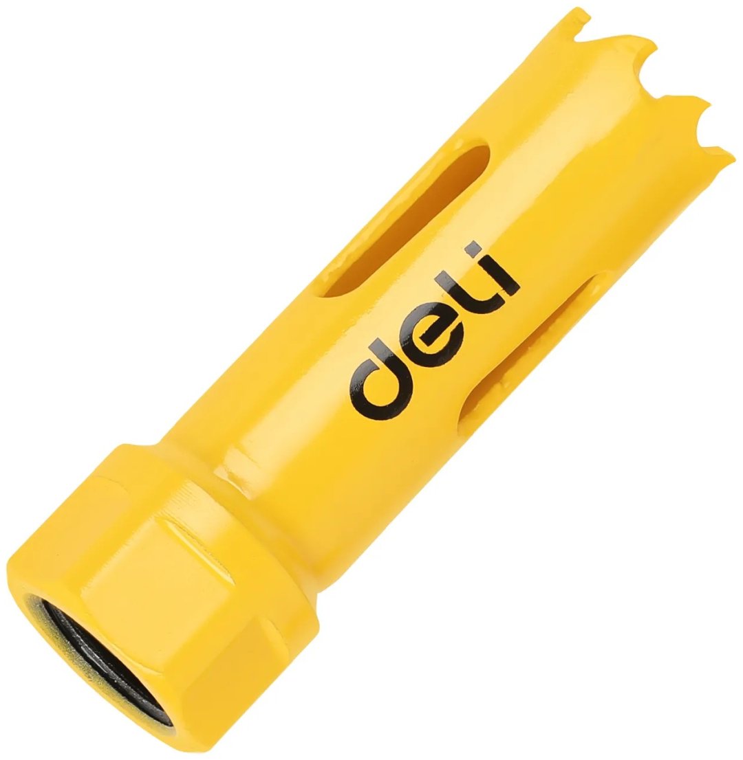 Коронка DELI EDH-SKK019-E1 биметаллическая D 19 мм, 1 шт