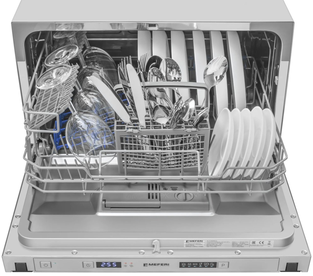 Посудомоечная машина MEFERI MDW4563 COMPACT POWER серебристый купить,NaN