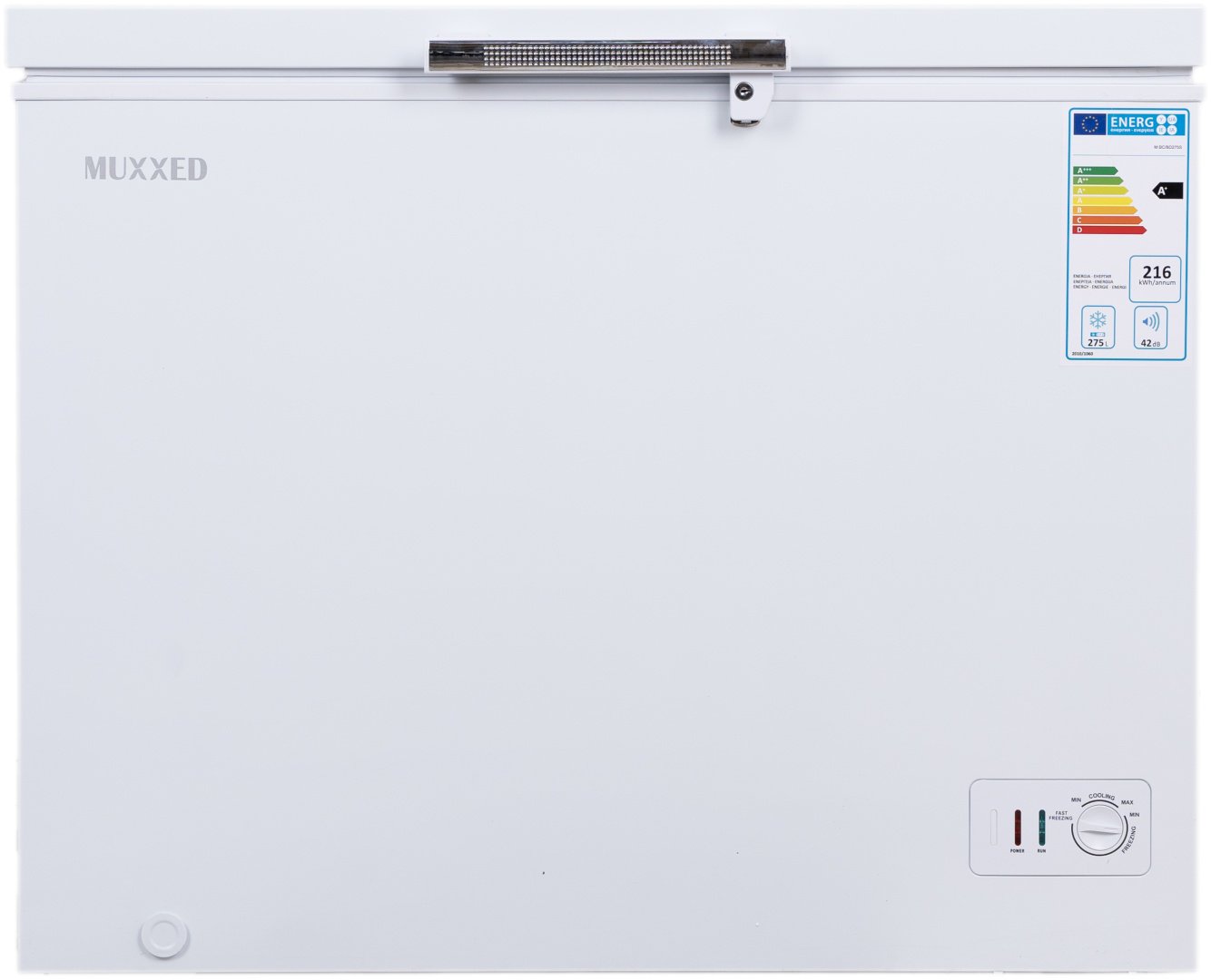 Морозильник Muxxed M BC/BD 275 AS 275 л белый