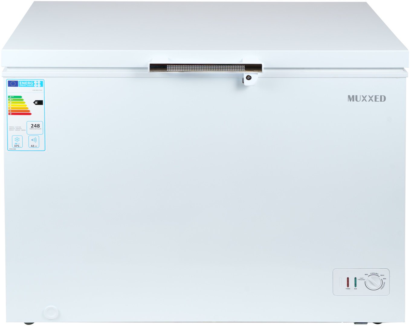 Морозильник Muxxed M BC/BD375 375 л белый