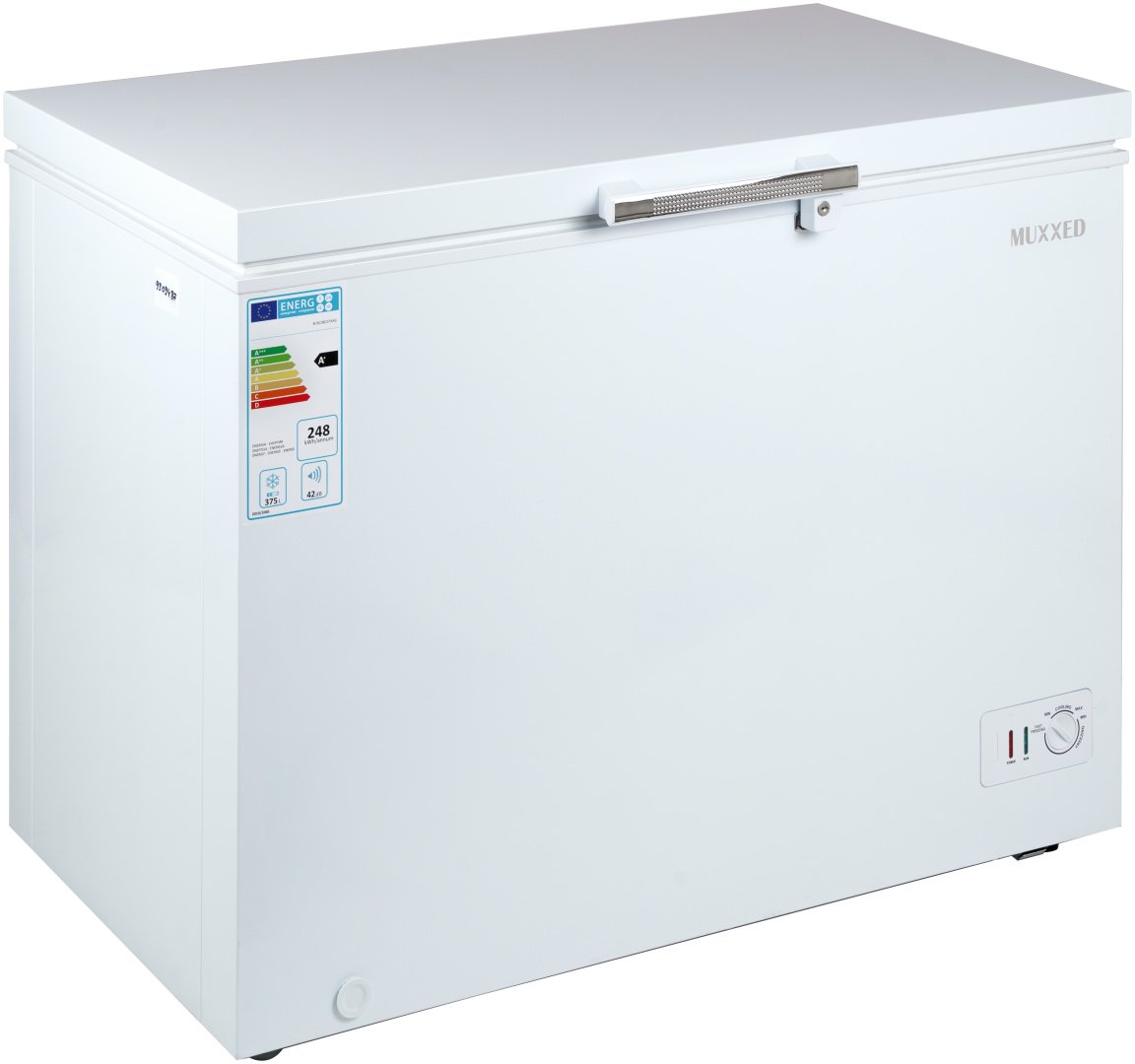 Морозильник Muxxed M BC/BD375 375 л белый