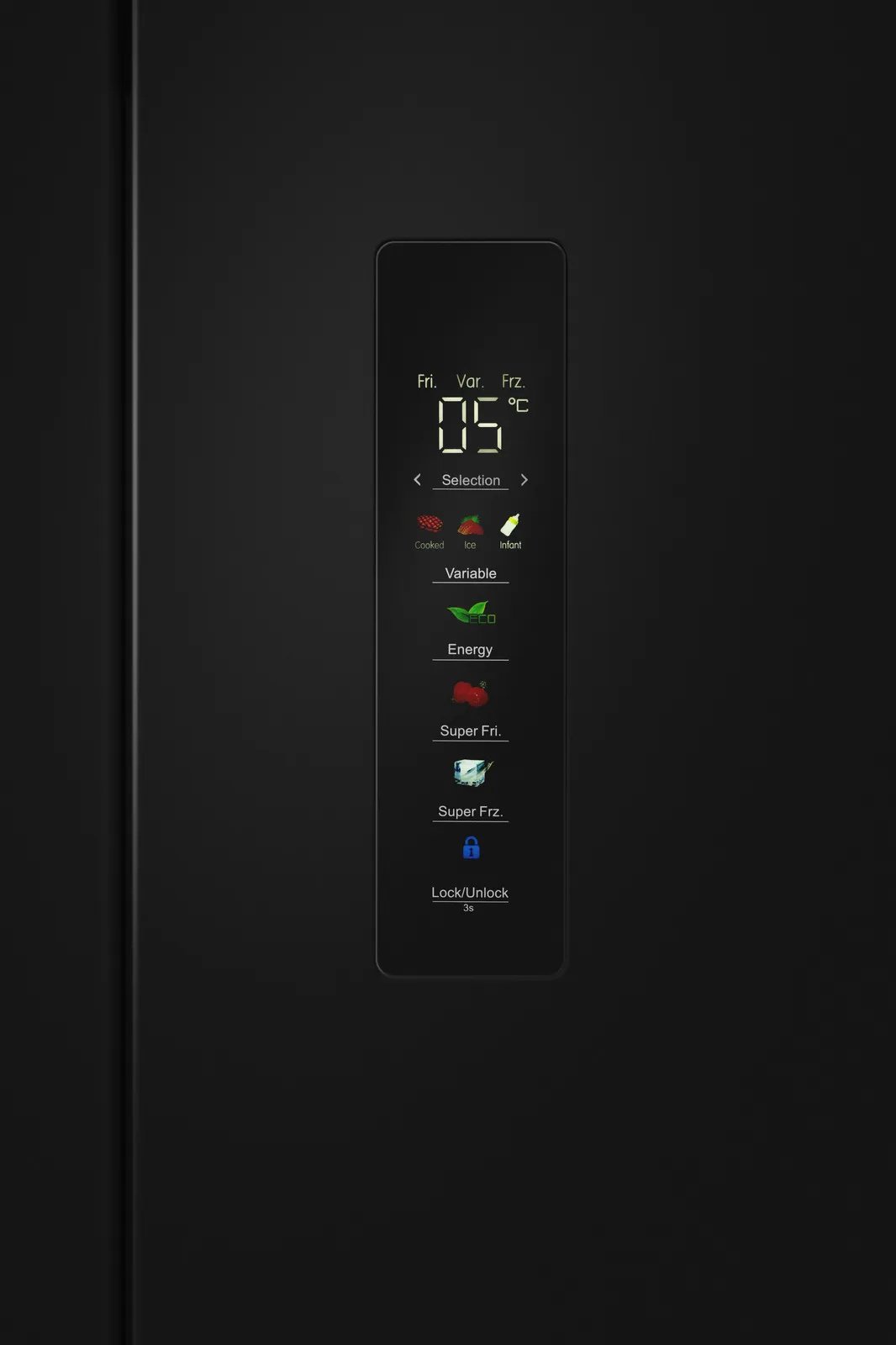Холодильник MEFERI MFR70BK TOTAL NO FROST CROSS DOOR ULTRA черный купить,NaN