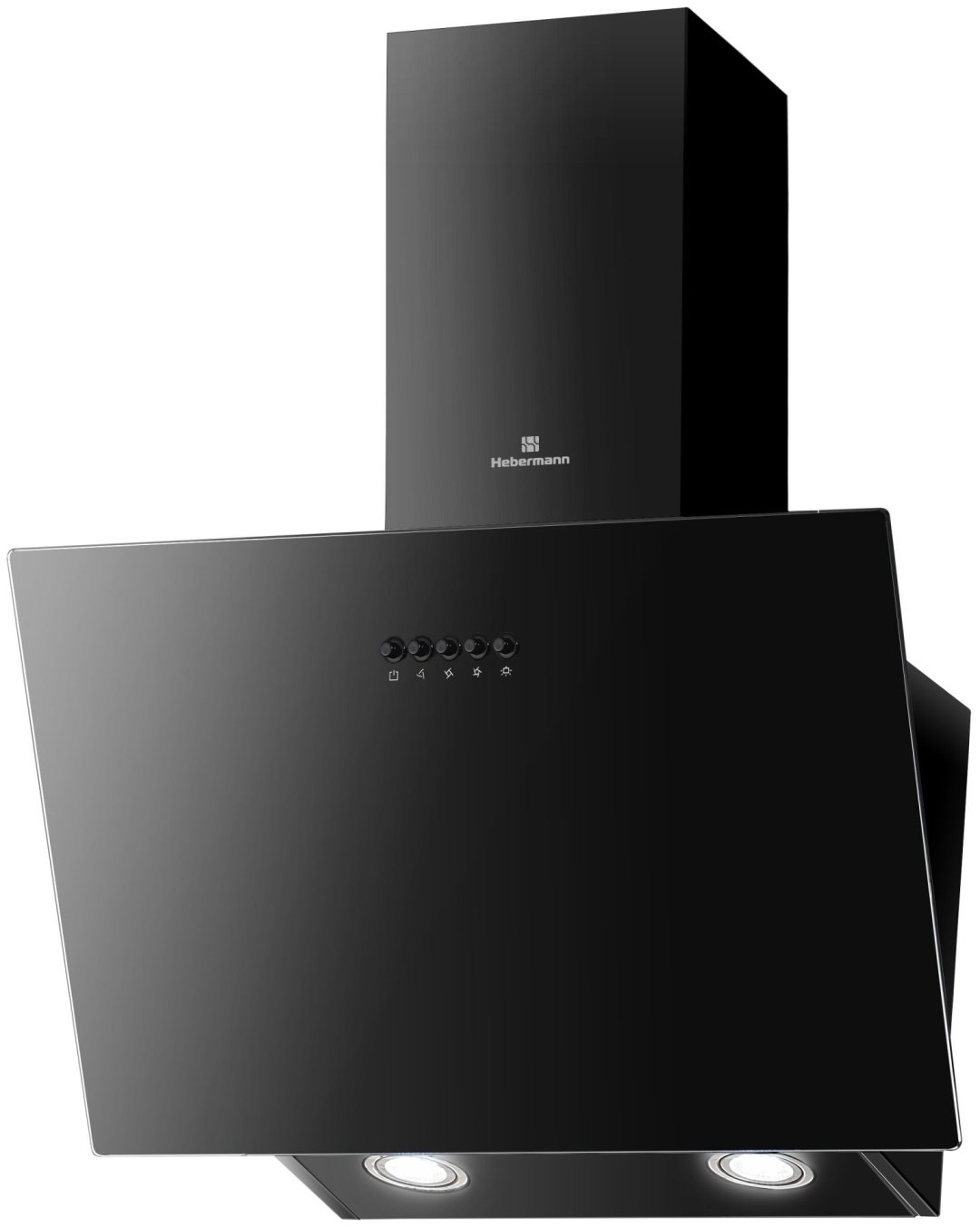 Вытяжка Hebermann HBKH 45.5 B черный купить,NaN