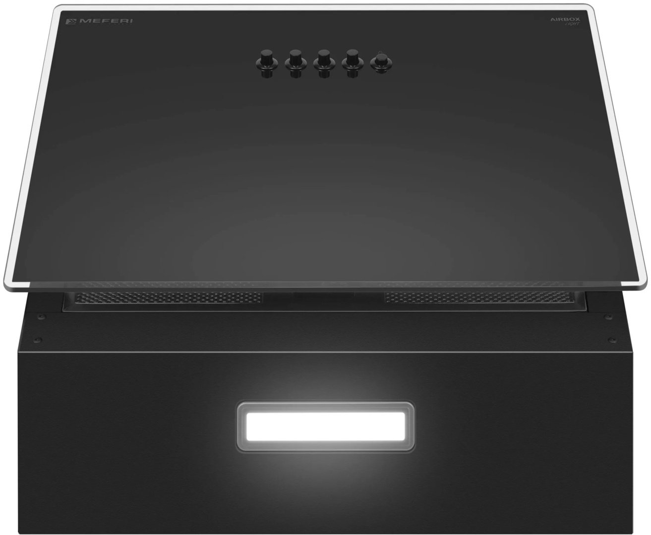 Вытяжка MEFERI AIRBOX45BK LIGHT черный купить,NaN