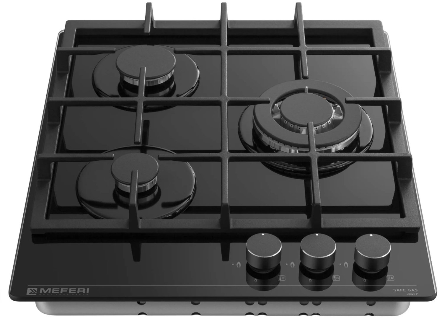 Варочная поверхность MEFERI MGH453BK GLASS POWER черный купить,NaN