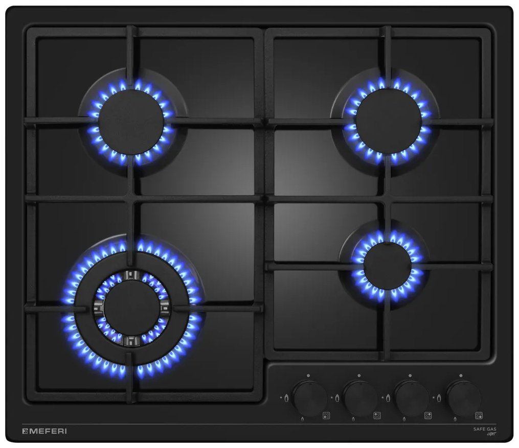 Варочная поверхность MEFERI MEFERI MGH604BK LIGHT черный купить,NaN