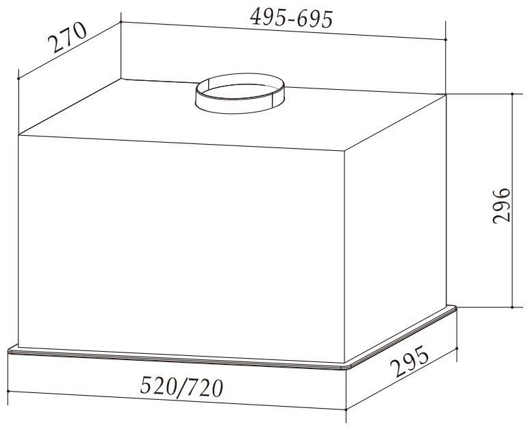 Вытяжка MILLEN MBKHG 601 WH белый купить,NaN