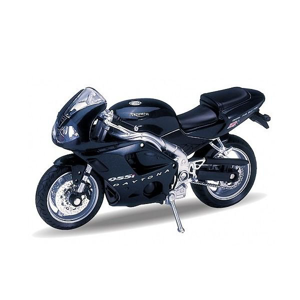 Спортбайк Welly 1:18 Triumph Daitona 955I черный купить,NaN