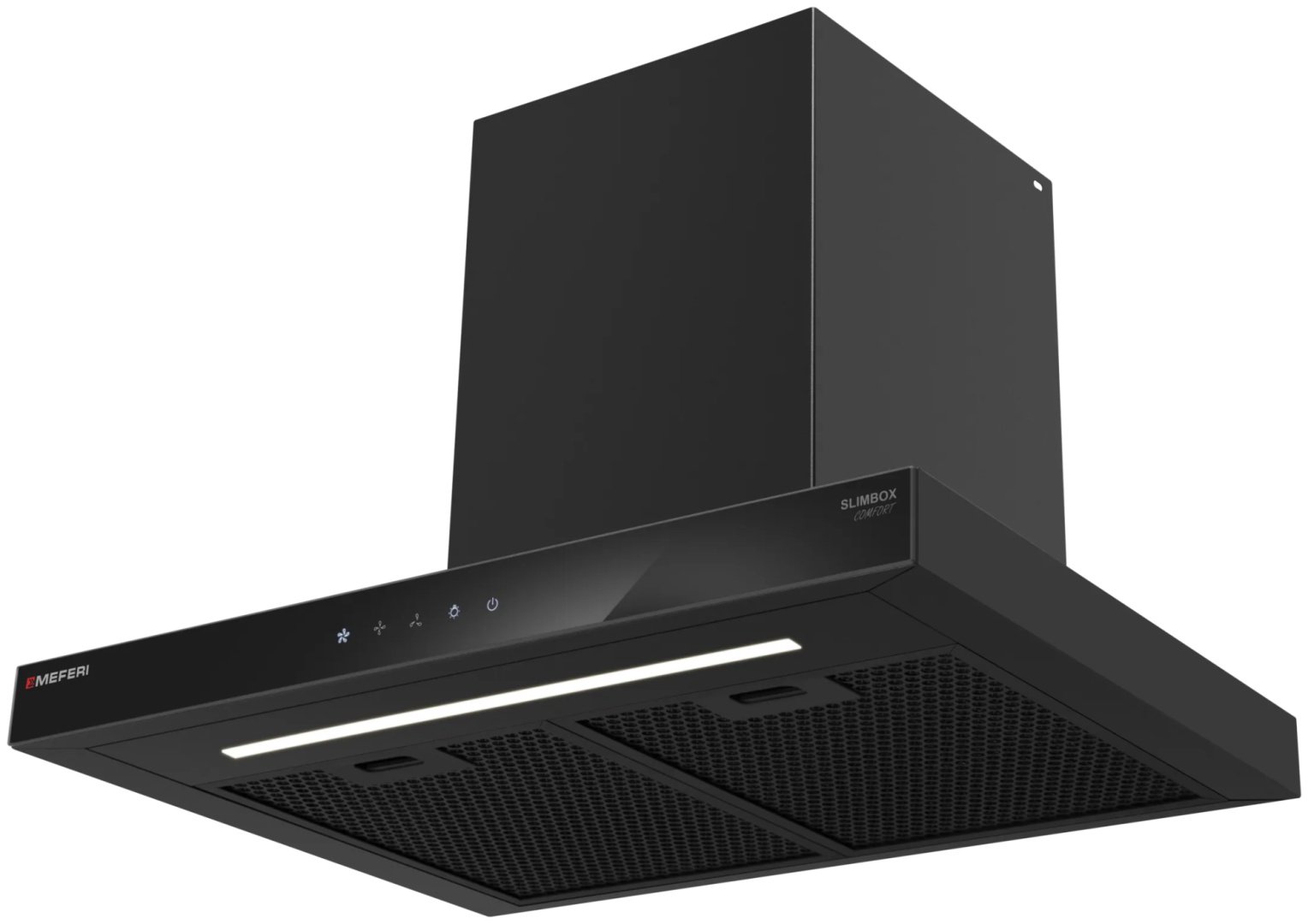 Вытяжка MEFERI SLIMBOX60BK COMFORT черный купить,NaN