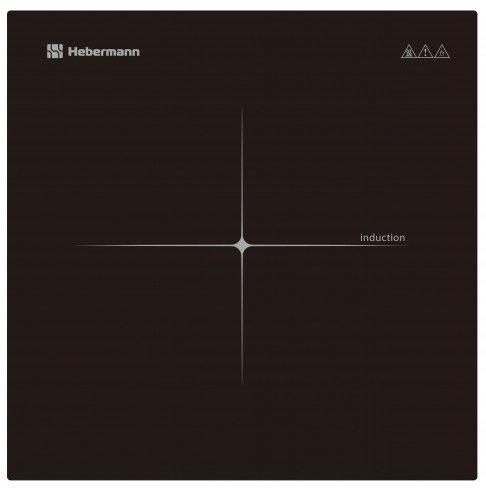 Настольная плита Hebermann HBIC 1101 черный купить,NaN