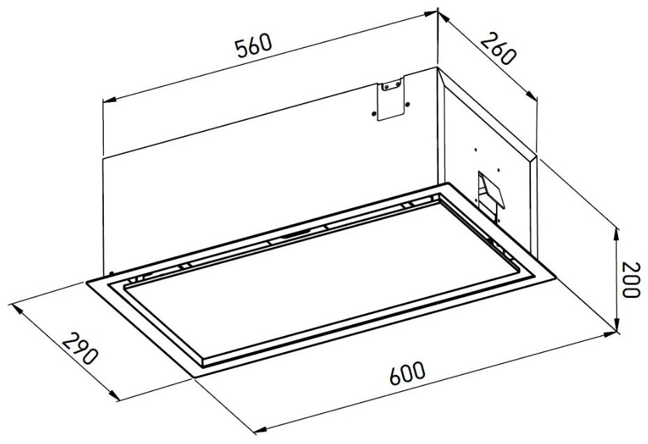 Вытяжка MEFERI SMARTBOX60WH GLASS COMFORT белый купить,120990