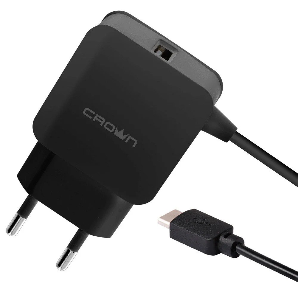 Зарядное устройство Crown CMWC-3001 черное