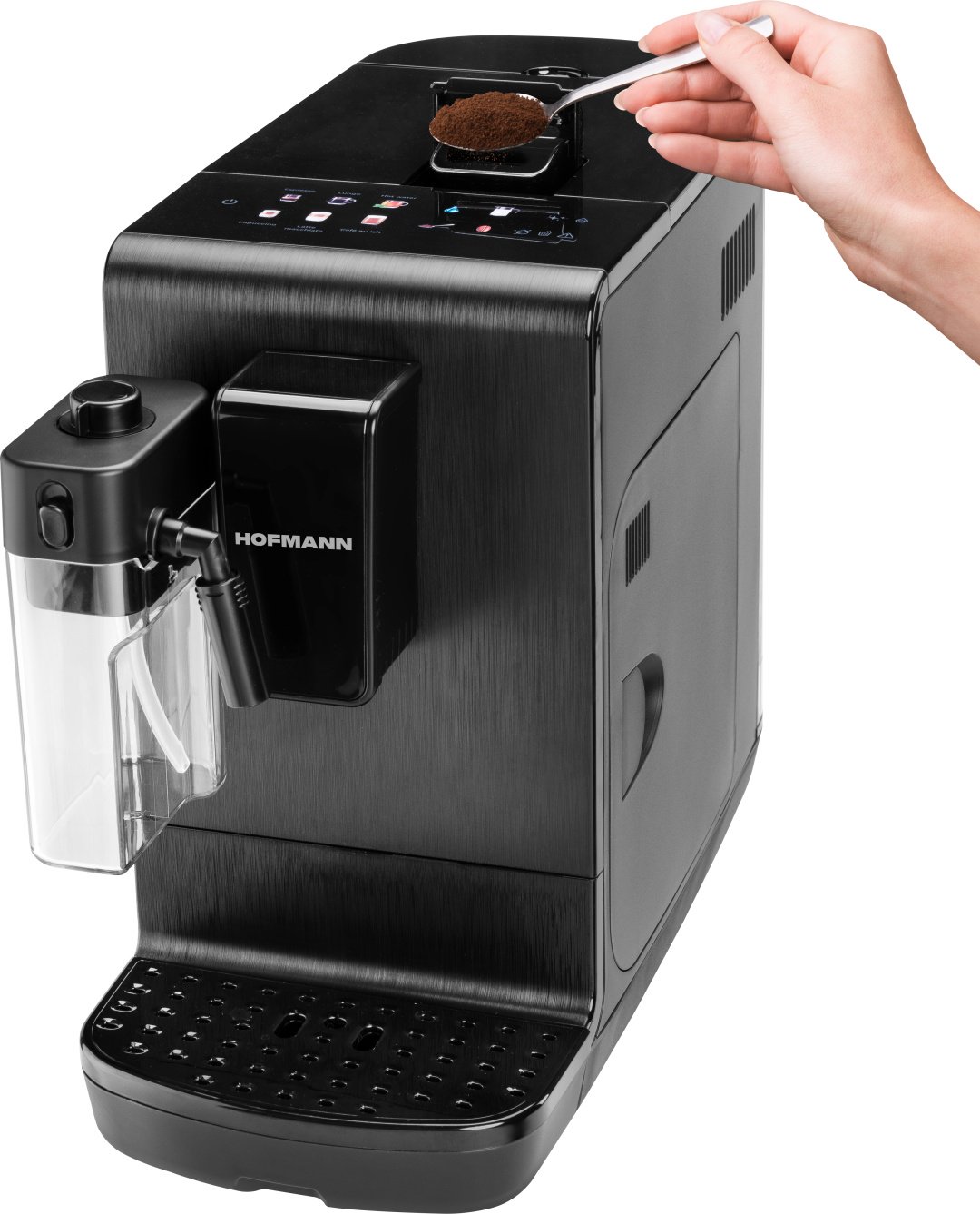 Кофемашина Hofmann SCM1604TCBK черный купить,NaN
