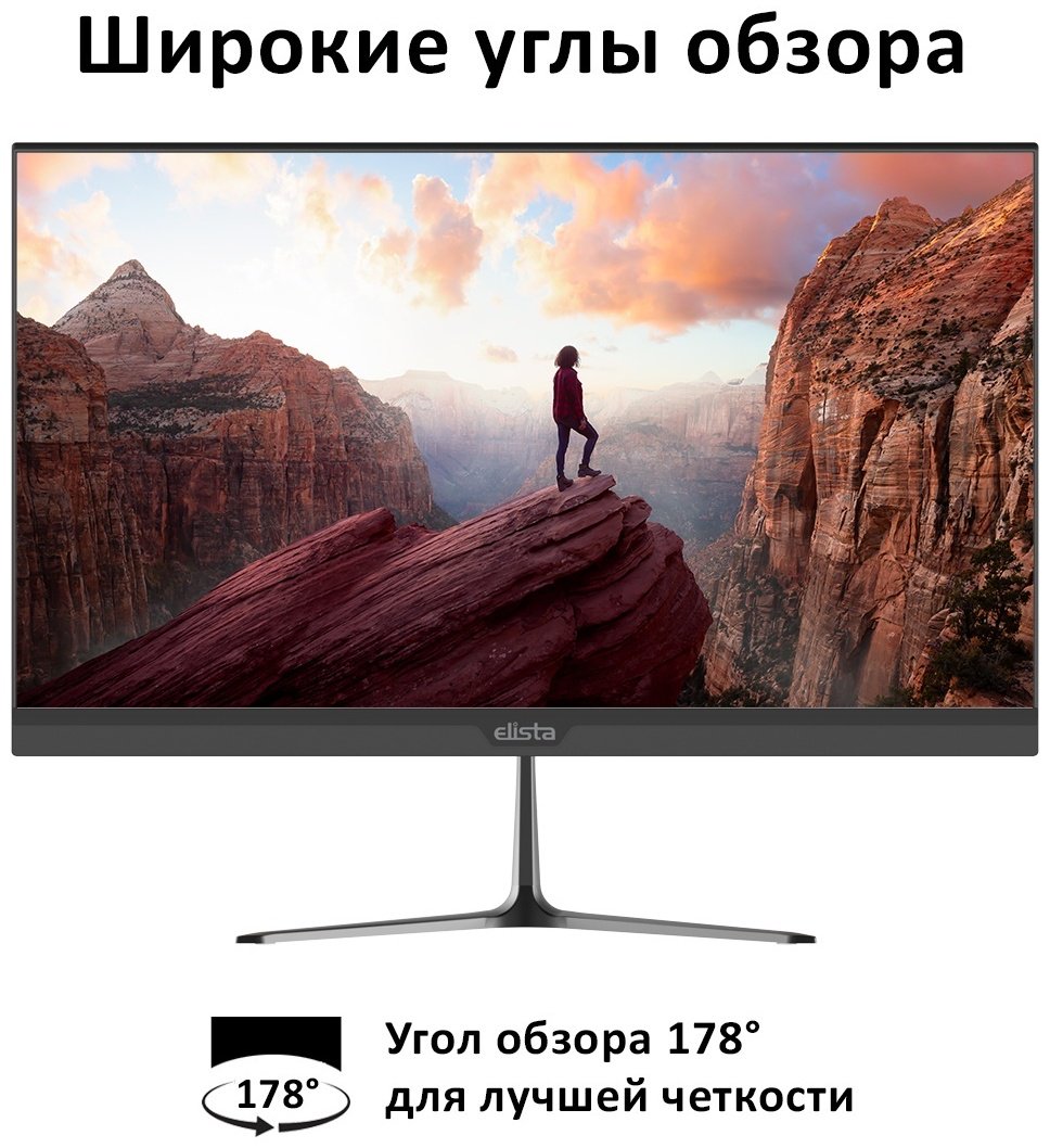 Монитор 21.5" Elista ELS-V22VFHD черный купить,NaN