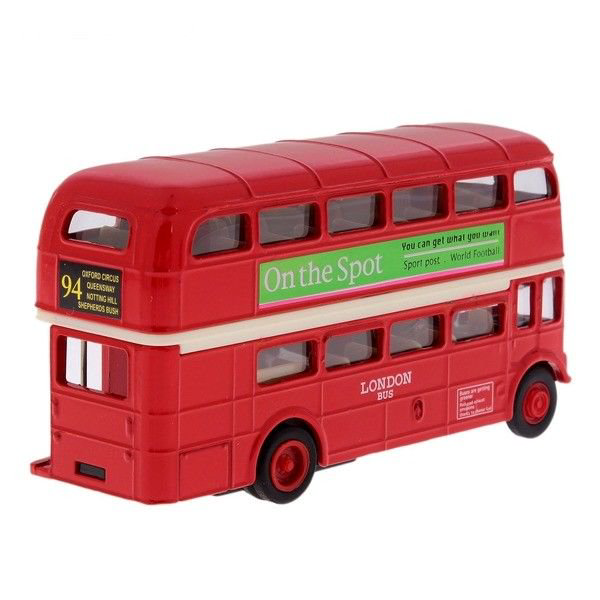 Автобус Welly 1:34 London Bus красный купить,NaN