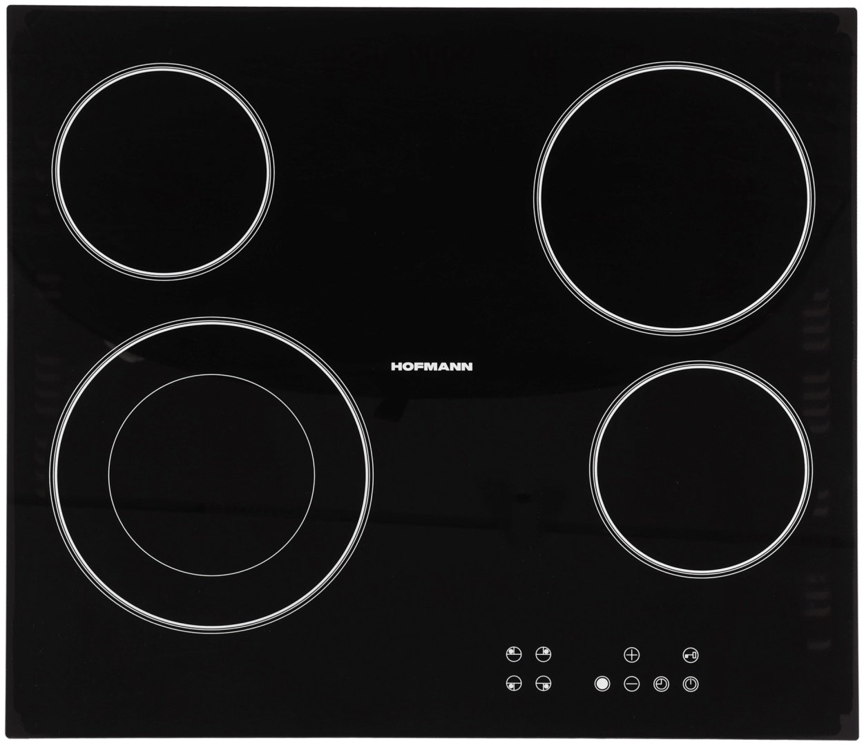 Варочная поверхность Hofmann RCT641DS/HF черный купить,NaN