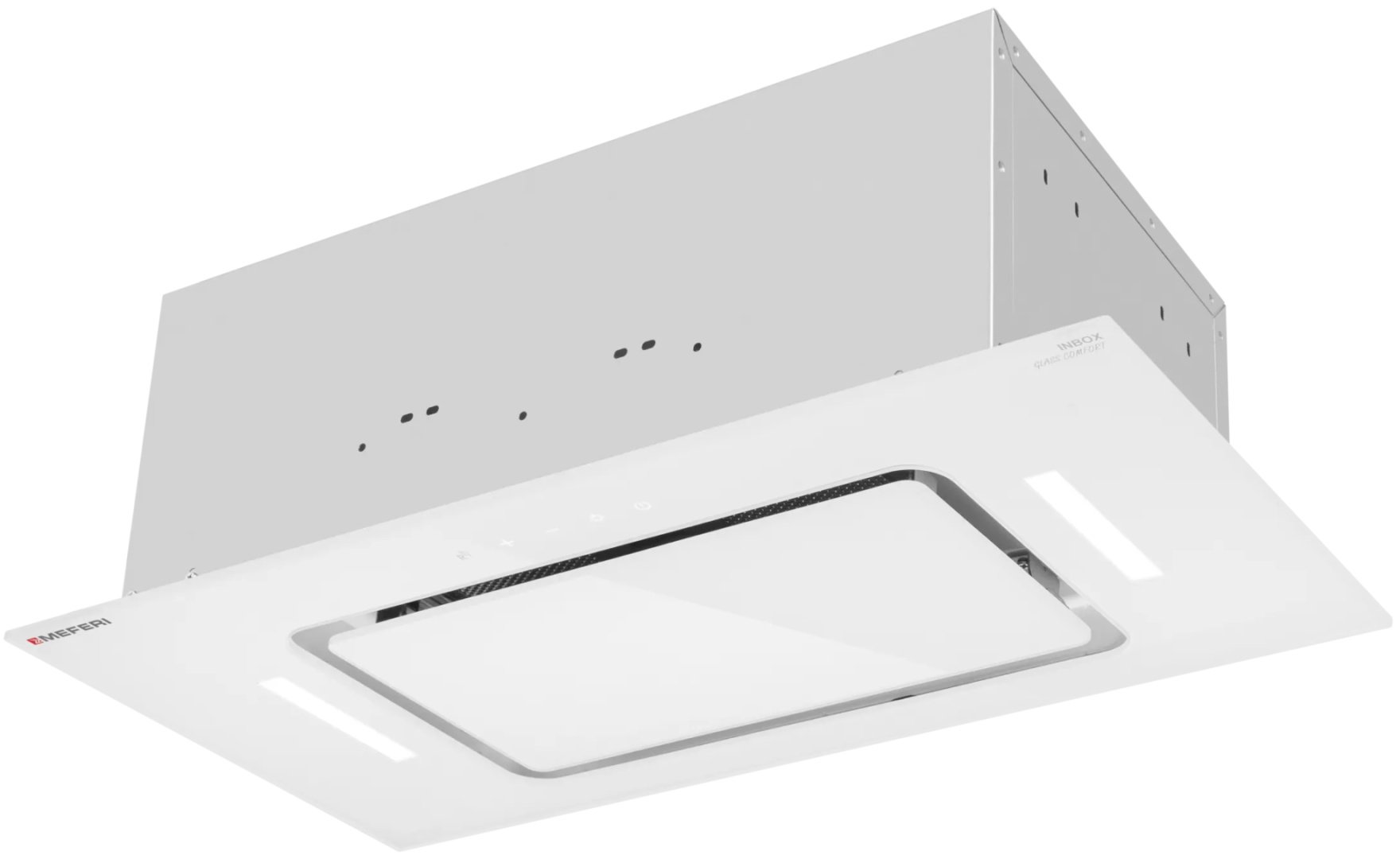 Вытяжка MEFERI INBOX60WH GLASS COMFORT белый купить,NaN