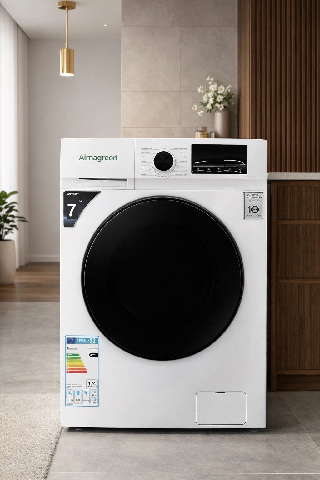 Стиральная машина Almagreen AG-F1-07WD белый купить,NaN
