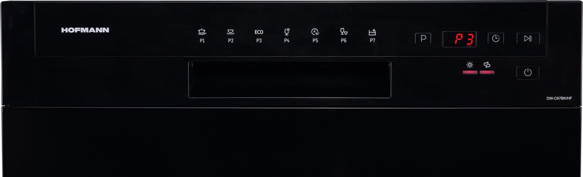 Посудомоечная машина Hofmann DW-C67BK/HF черный купить,NaN