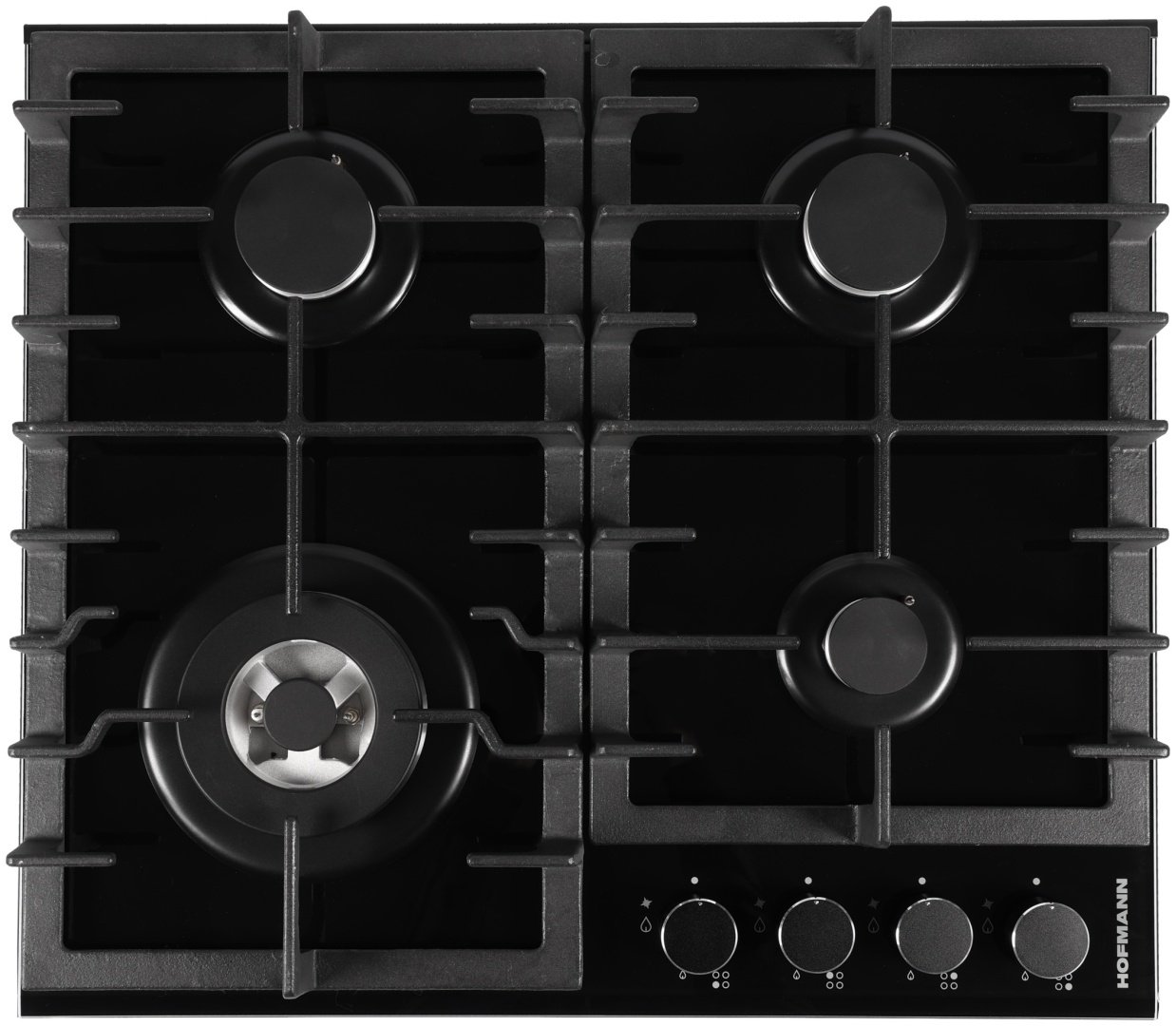 Варочная поверхность Hofmann CTBS641ABFG/HF черный купить,NaN