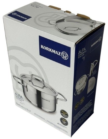 Кастрюля Korkmaz Alfa Casserole 18х10см 2.5л