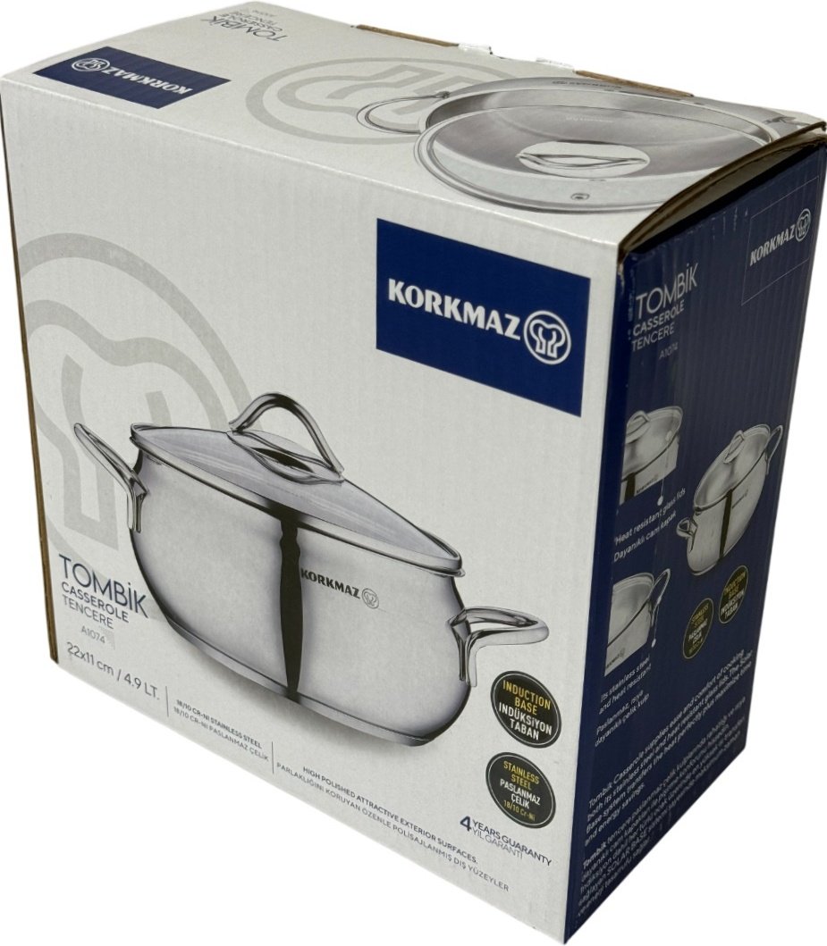Кастрюля Korkmaz Tombık Casserole 22х11см 4.9л