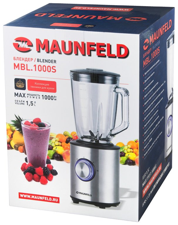 Блендер стационарный MAUNFELD MBL.1000S серый купить,NaN