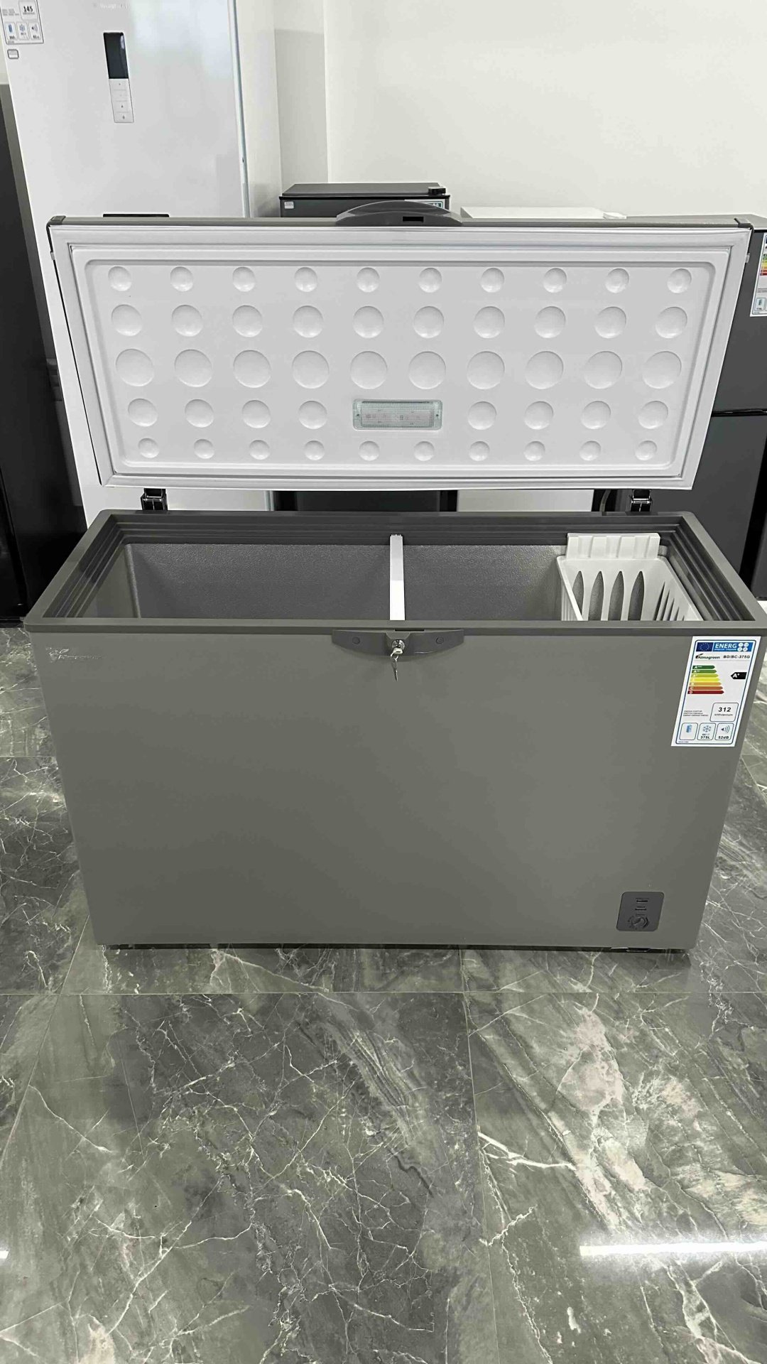 Морозильник Almagreen BD/BC-375G 375 л серый