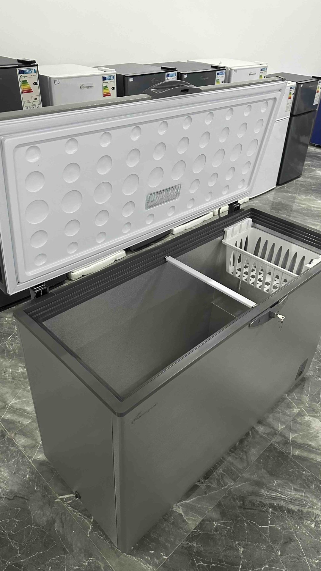 Морозильник Almagreen BD/BC-375G 375 л серый купить,NaN