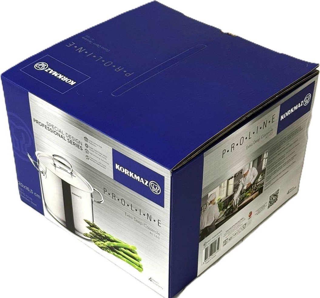 Кастрюля Korkmaz Prolıne Extra Deep Casserole A1165 5л купить,NaN