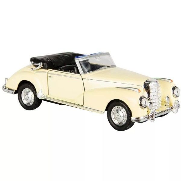 Ретро-машина Welly 1:34-39 Mercedes-Benz 300S 1955 бежевая купить,NaN