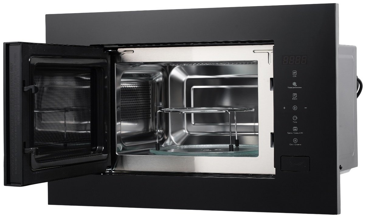Микроволновая печь HAUSLER HLS-BI-20LDG70 черный купить,NaN