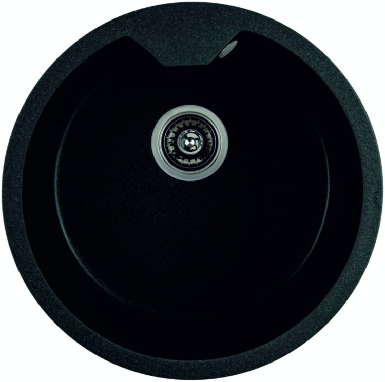 Кухонная мойка Hofmann SRA51BK HF 51х51х21 см, гранит, тон черный