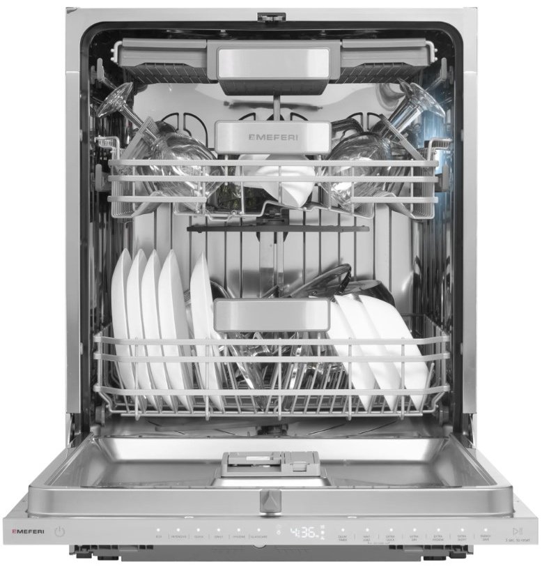 Посудомоечная машина MEFERI MDW6093 LUXE серебристый купить,NaN