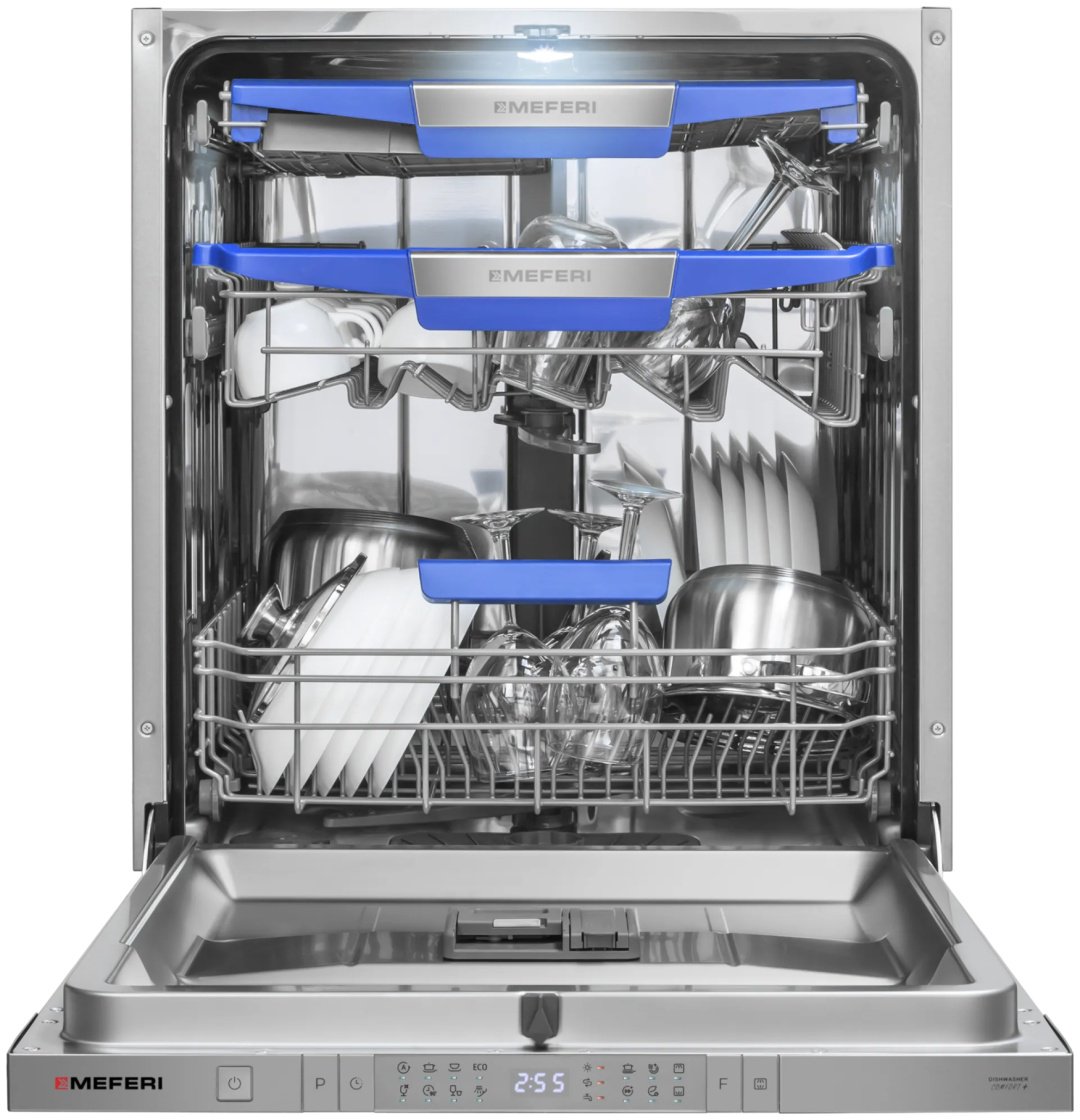 Посудомоечная машина MEFERI MDW6083 COMFORT PLUS серебристый купить,NaN