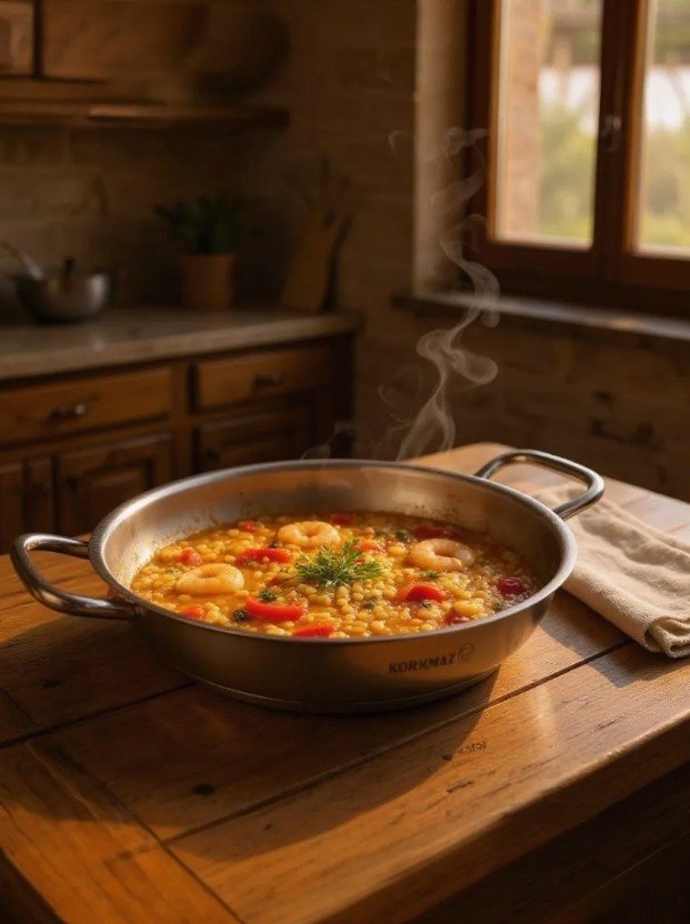 Сковорода Korkmaz Prolıne Paella Frypan 16х4см