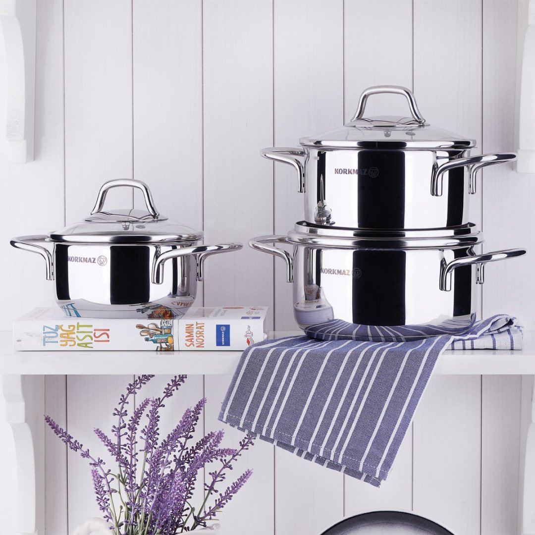 Кастрюля Korkmaz Perla Casserole 26х13см 6.8л