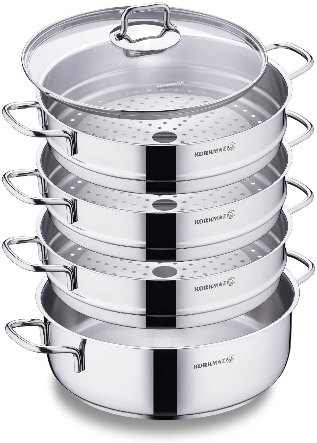 Мантоварка Korkmaz Perla Manti Cookware Set 28см 5л