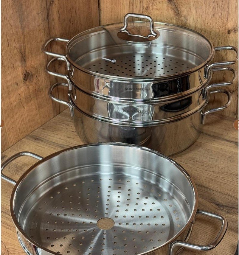 Мантоварка Korkmaz Perla Manti Cookware Set 28см 5л