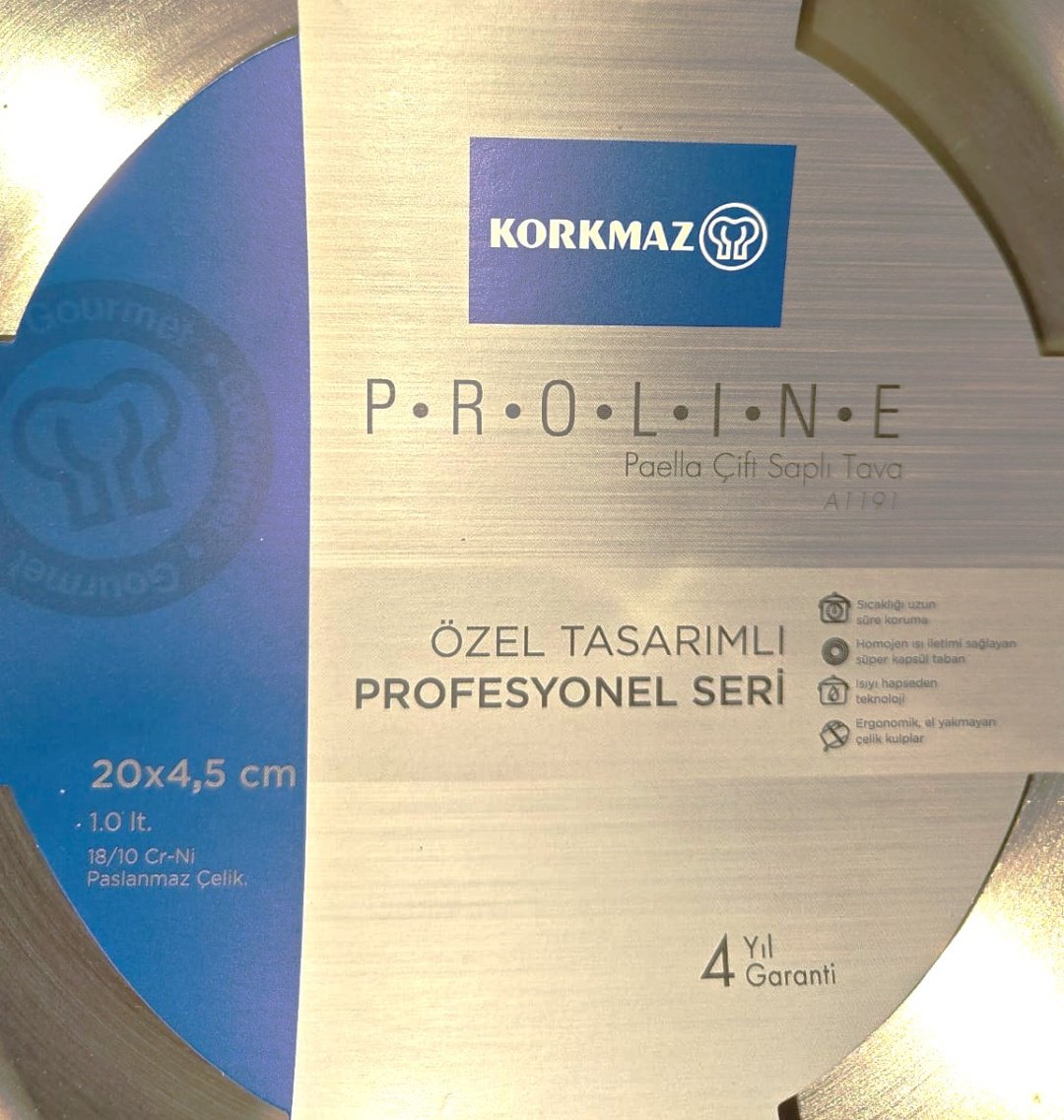 Сковорода Korkmaz Prolıne Paella Frypan 20х4.5см