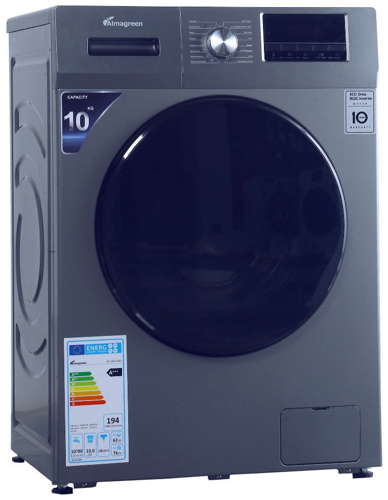 Стиральная машина Almagreen AG-G06- 10SD серый