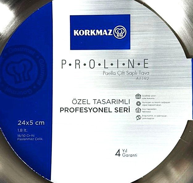 Сковорода Korkmaz Prolıne Paella Frypan 24х5см купить,NaN