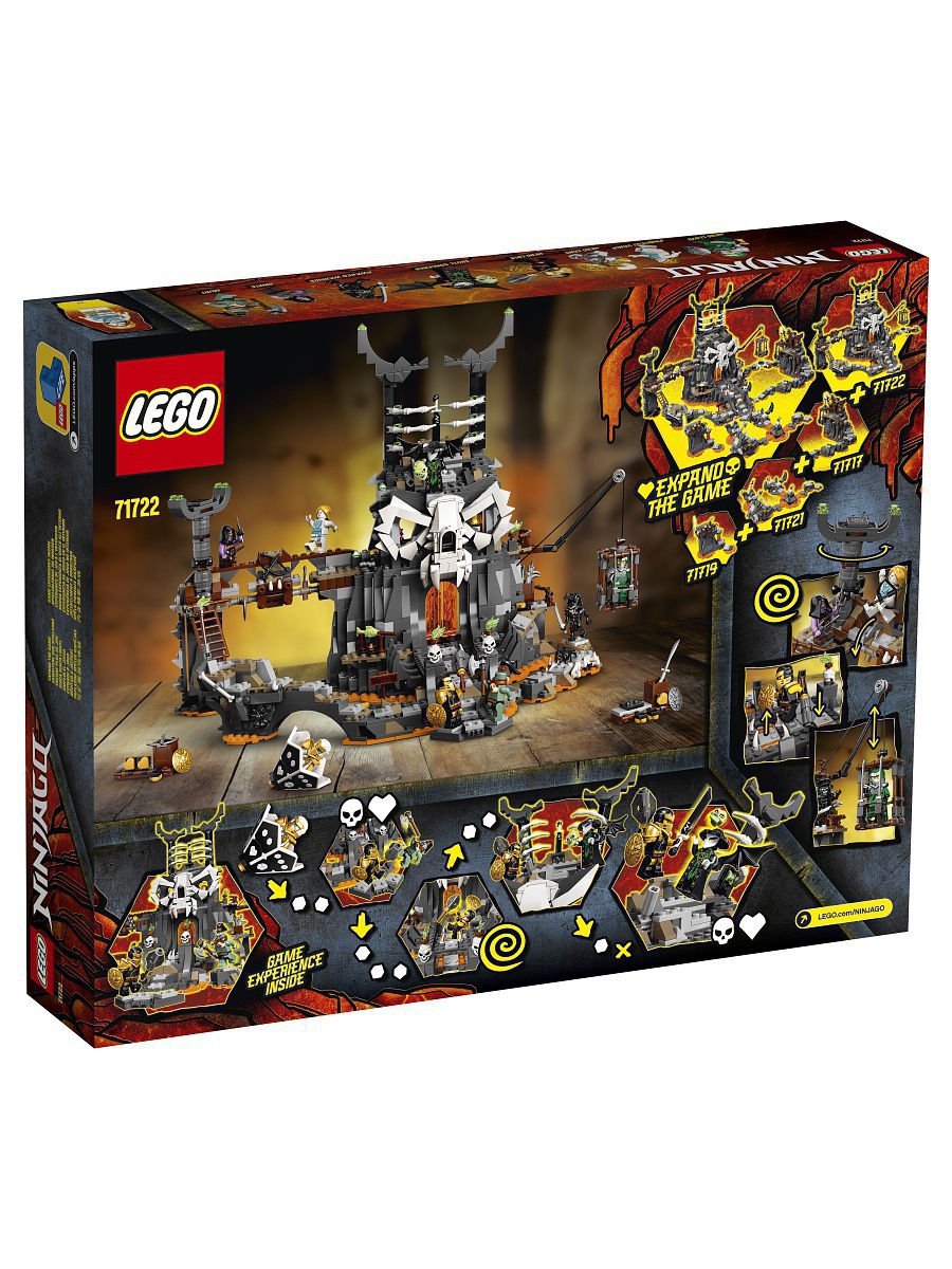 Конструктор Lego Ninjago Подземелье колдуна-скелета 71722 купить,NaN